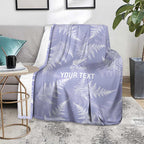 New Zealand Silver Fern Rugby Custom Blanket Go Aotearoa Champions Purple Version - Aussie Hoodie