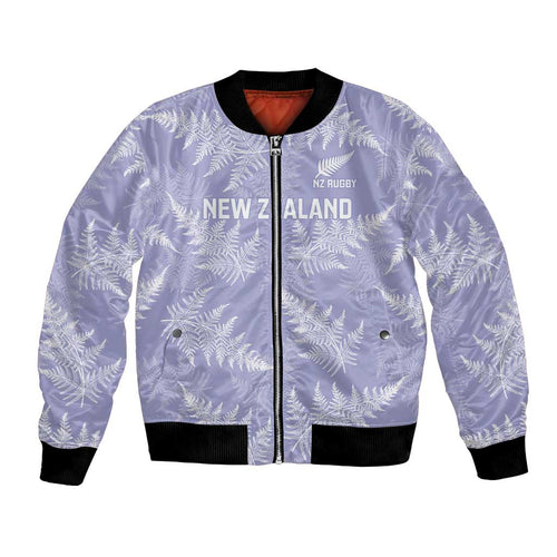New Zealand Silver Fern Rugby Custom Bomber Jacket Go Aotearoa Champions Purple Version - Aussie Hoodie