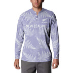 New Zealand Silver Fern Rugby Custom Button Sweatshirt Go Aotearoa Champions Purple Version - Aussie Hoodie