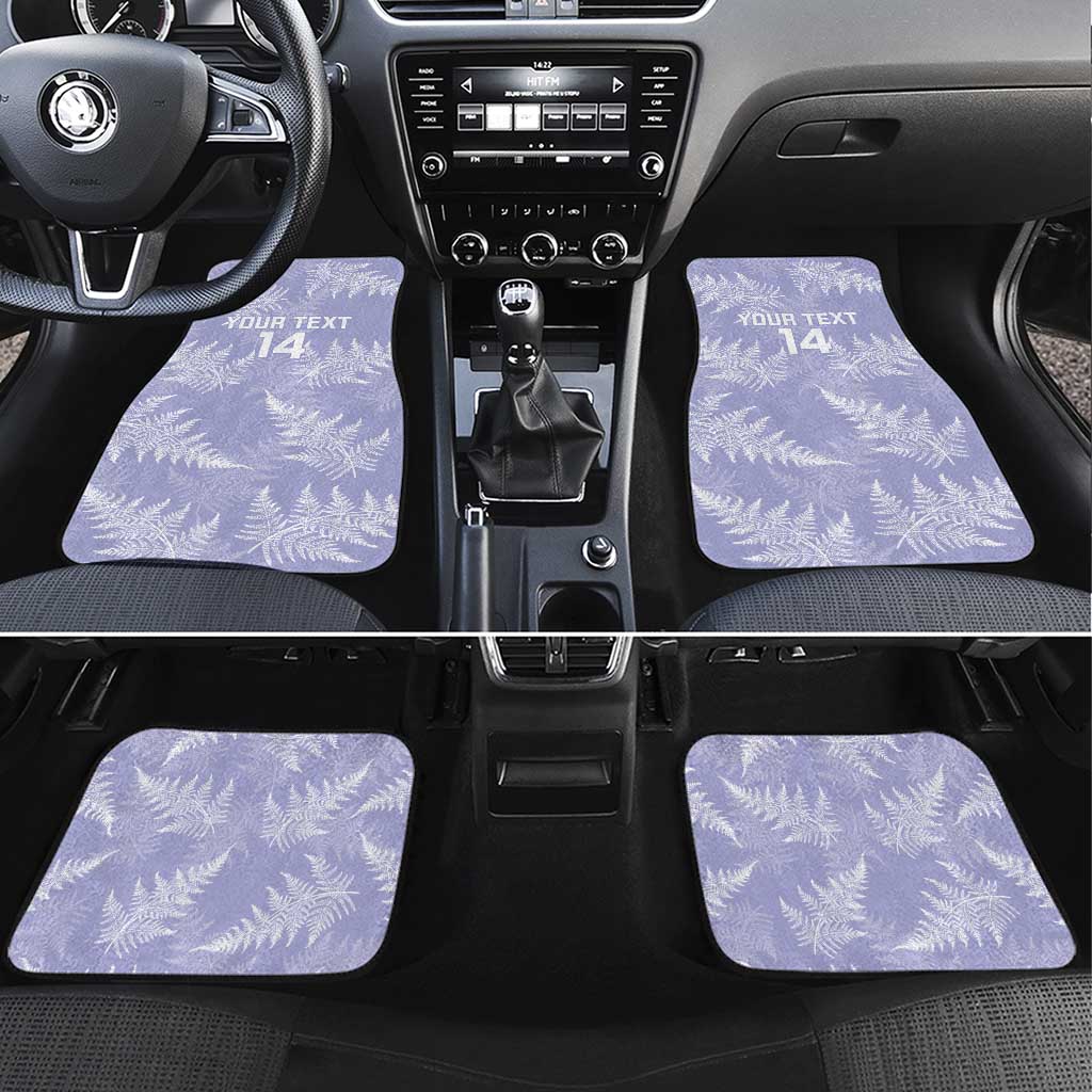 New Zealand Silver Fern Rugby Custom Car Mats Go Aotearoa Champions Purple Version - Aussie Hoodie