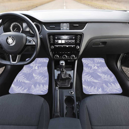 New Zealand Silver Fern Rugby Custom Car Mats Go Aotearoa Champions Purple Version - Aussie Hoodie