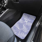 New Zealand Silver Fern Rugby Custom Car Mats Go Aotearoa Champions Purple Version - Aussie Hoodie