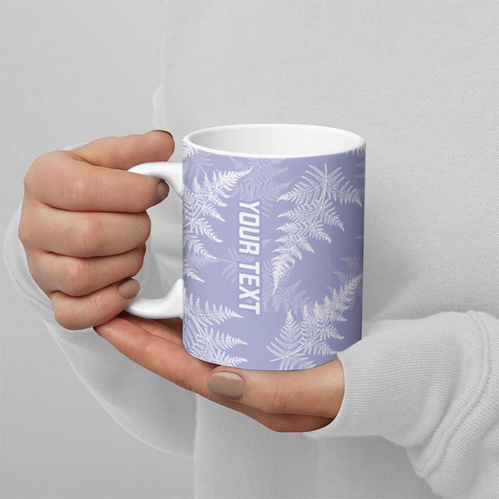 New Zealand Silver Fern Rugby Custom Ceramic Mug Go Aotearoa Champions Purple Version - Aussie Hoodie