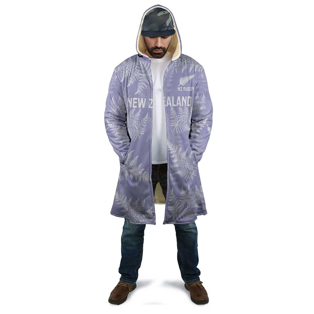 New Zealand Silver Fern Rugby Custom Cloak Go Aotearoa Champions Purple Version - Aussie Hoodie
