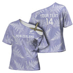 New Zealand Silver Fern Rugby Custom Cross Shoulder Shirt Go Aotearoa Champions Purple Version - Aussie Hoodie