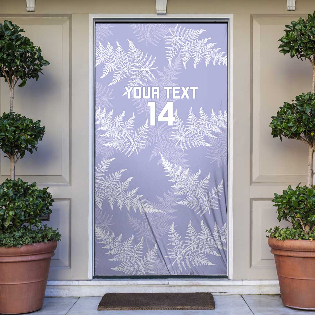 New Zealand Silver Fern Rugby Custom Door Cover Go Aotearoa Champions Purple Version - Aussie Hoodie