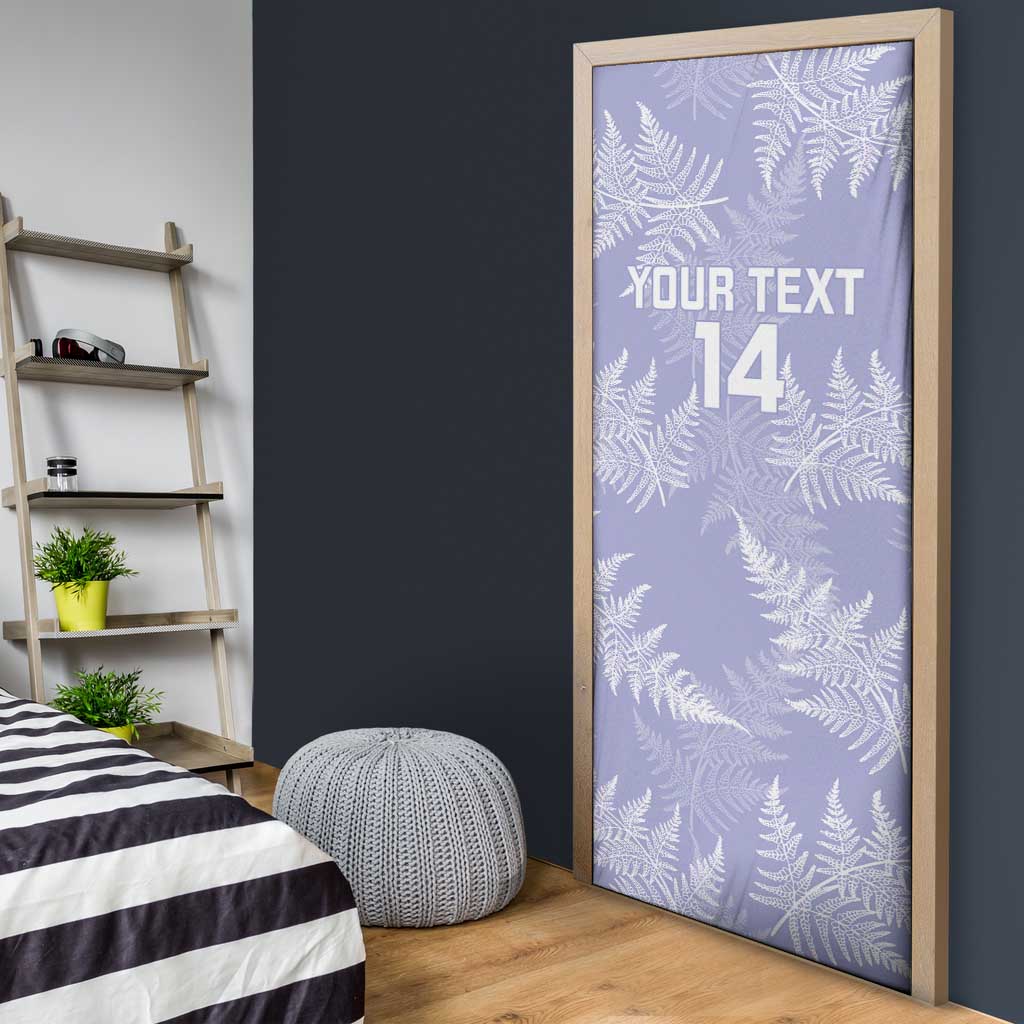 New Zealand Silver Fern Rugby Custom Door Cover Go Aotearoa Champions Purple Version - Aussie Hoodie