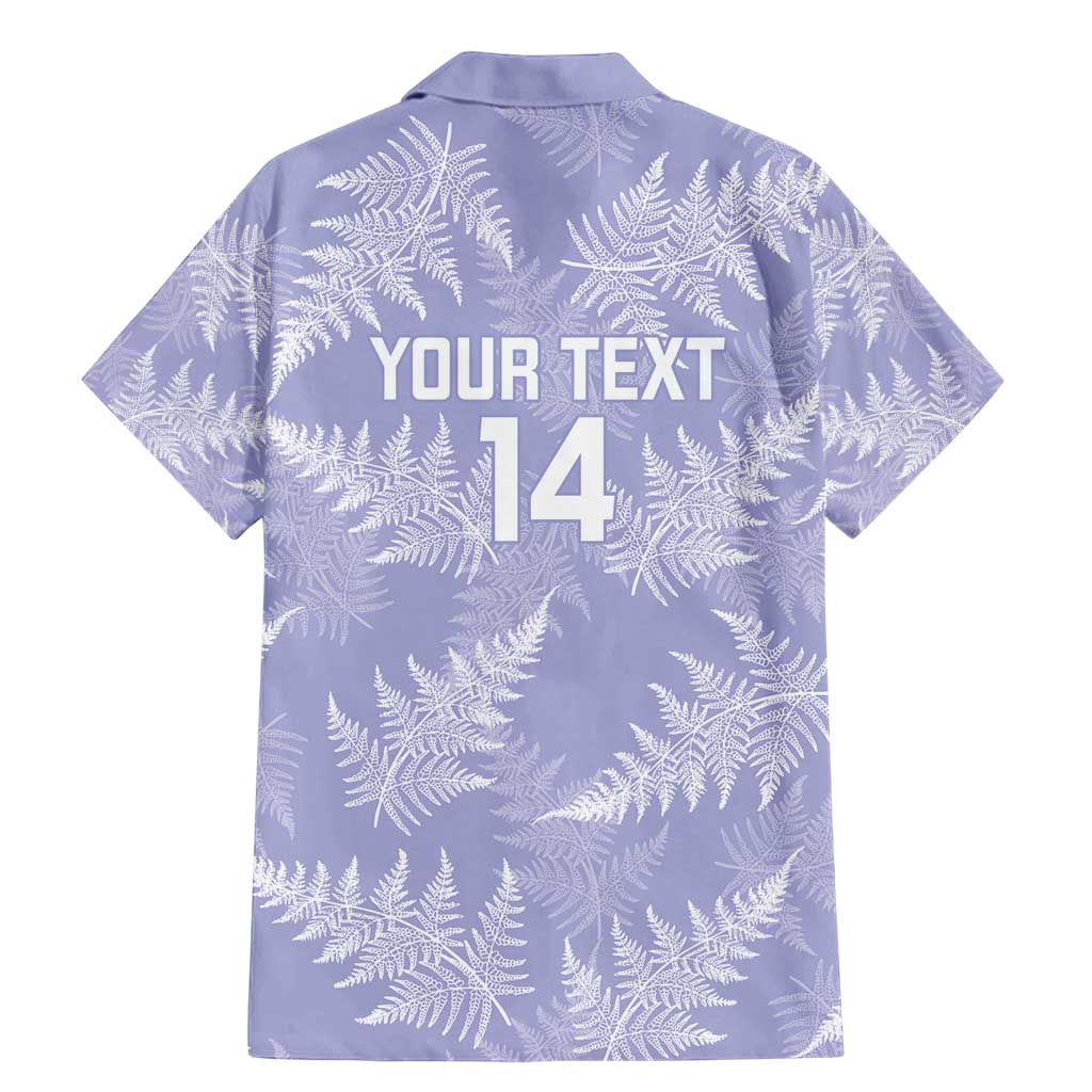 New Zealand Silver Fern Rugby Custom Family Matching Mermaid Dress and Hawaiian Shirt Go Aotearoa Champions Purple Version - Aussie Hoodie