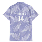 New Zealand Silver Fern Rugby Custom Family Matching Mermaid Dress and Hawaiian Shirt Go Aotearoa Champions Purple Version - Aussie Hoodie