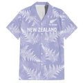 New Zealand Silver Fern Rugby Custom Family Matching Off Shoulder Maxi Dress and Hawaiian Shirt Go Aotearoa Champions Purple Version - Aussie Hoodie