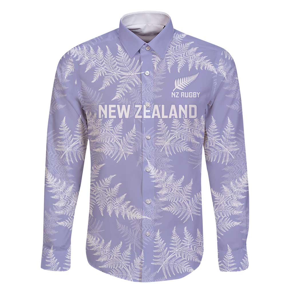 New Zealand Silver Fern Rugby Custom Family Matching Off Shoulder Short Dress and Hawaiian Shirt Go Aotearoa Champions Purple Version - Aussie Hoodie