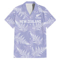 New Zealand Silver Fern Rugby Custom Family Matching Puletasi and Hawaiian Shirt Go Aotearoa Champions Purple Version - Aussie Hoodie