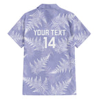 New Zealand Silver Fern Rugby Custom Family Matching Puletasi and Hawaiian Shirt Go Aotearoa Champions Purple Version - Aussie Hoodie