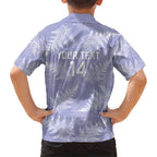 New Zealand Silver Fern Rugby Custom Family Matching Short Sleeve Bodycon Dress and Hawaiian Shirt Go Aotearoa Champions Purple Version - Aussie Hoodie