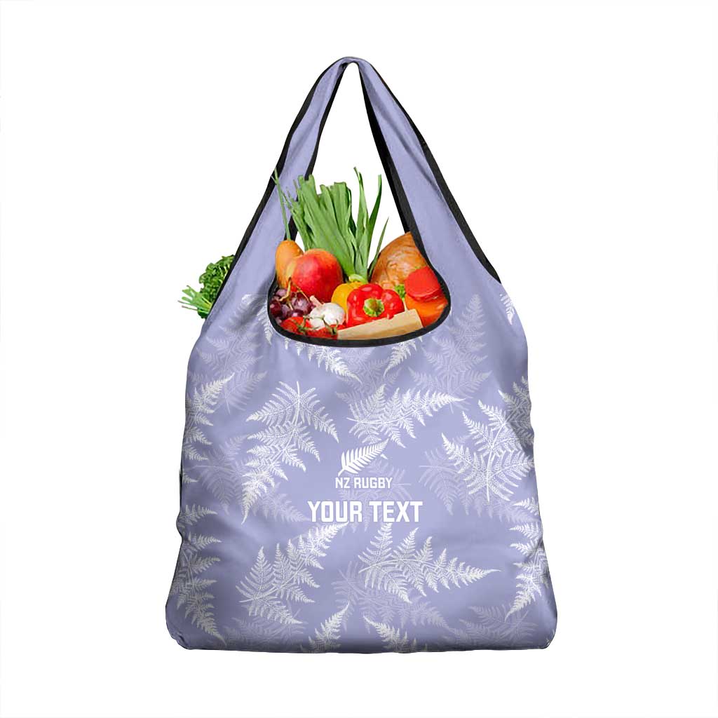 New Zealand Silver Fern Rugby Custom Grocery Bag Go Aotearoa Champions Purple Version - Aussie Hoodie