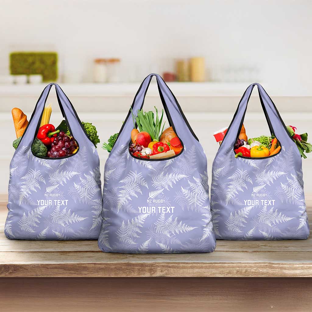 New Zealand Silver Fern Rugby Custom Grocery Bag Go Aotearoa Champions Purple Version - Aussie Hoodie