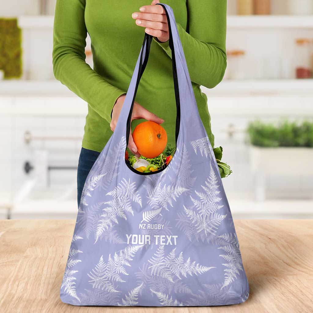 New Zealand Silver Fern Rugby Custom Grocery Bag Go Aotearoa Champions Purple Version - Aussie Hoodie