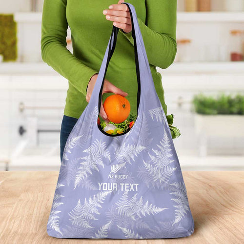 New Zealand Silver Fern Rugby Custom Grocery Bag Go Aotearoa Champions Purple Version - Aussie Hoodie