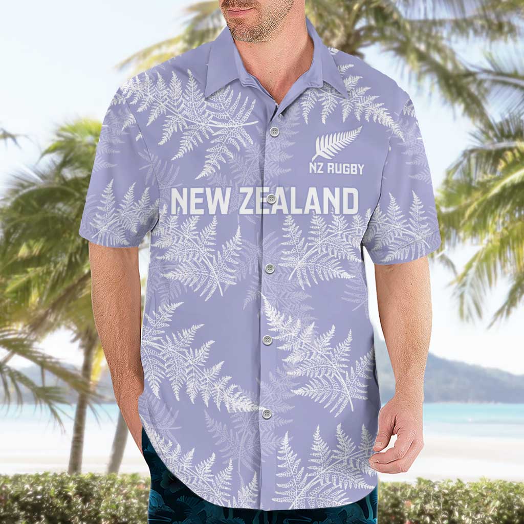 New Zealand Silver Fern Rugby Custom Hawaiian Shirt Go Aotearoa Champions Purple Version - Aussie Hoodie