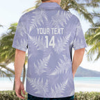 New Zealand Silver Fern Rugby Custom Hawaiian Shirt Go Aotearoa Champions Purple Version - Aussie Hoodie