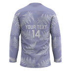 New Zealand Silver Fern Rugby Custom Hockey Jersey Go Aotearoa Champions Purple Version - Aussie Hoodie
