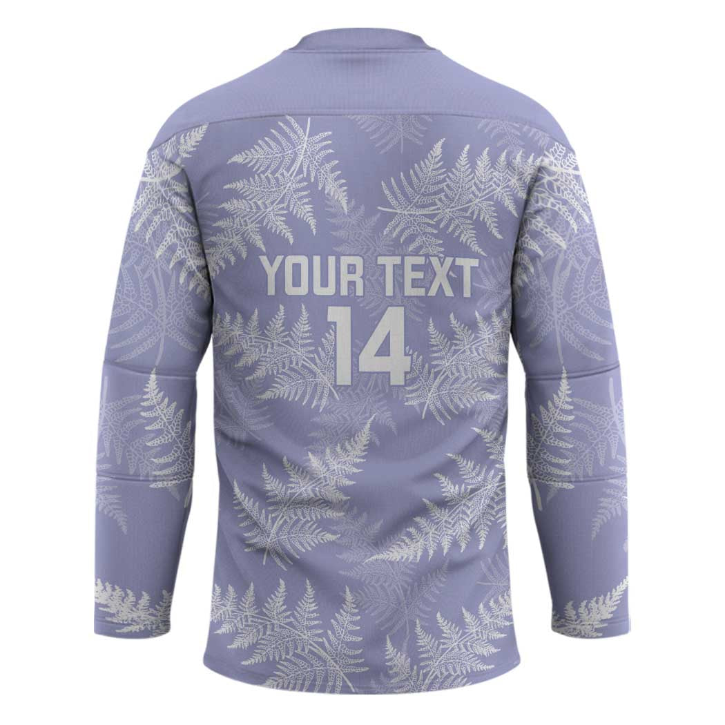 New Zealand Silver Fern Rugby Custom Hockey Jersey Go Aotearoa Champions Purple Version - Aussie Hoodie