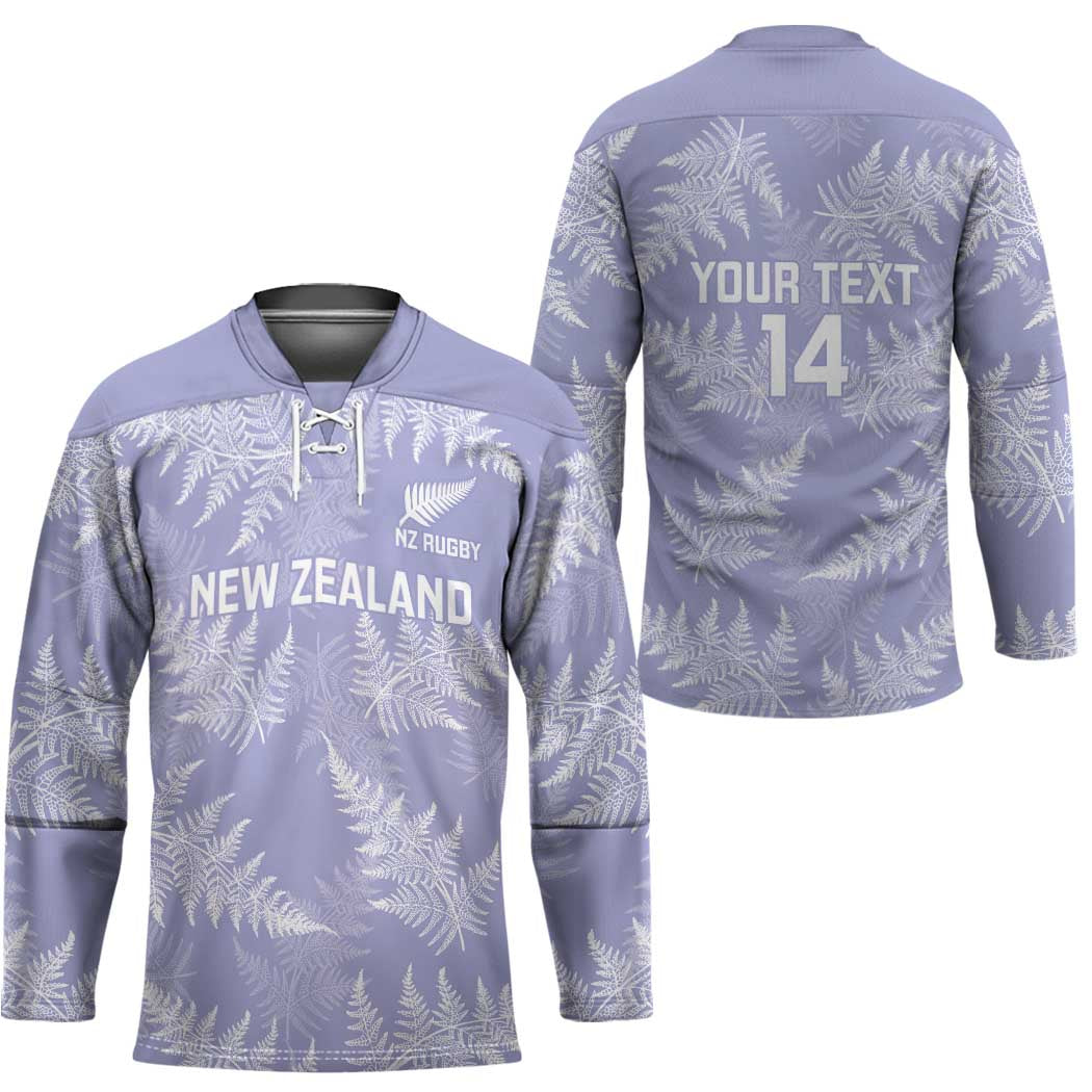 New Zealand Silver Fern Rugby Custom Hockey Jersey Go Aotearoa Champions Purple Version - Aussie Hoodie