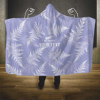 New Zealand Silver Fern Rugby Custom Hooded Blanket Go Aotearoa Champions Purple Version - Aussie Hoodie