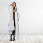 New Zealand Silver Fern Rugby Custom Hooded Blanket Go Aotearoa Champions Purple Version - Aussie Hoodie