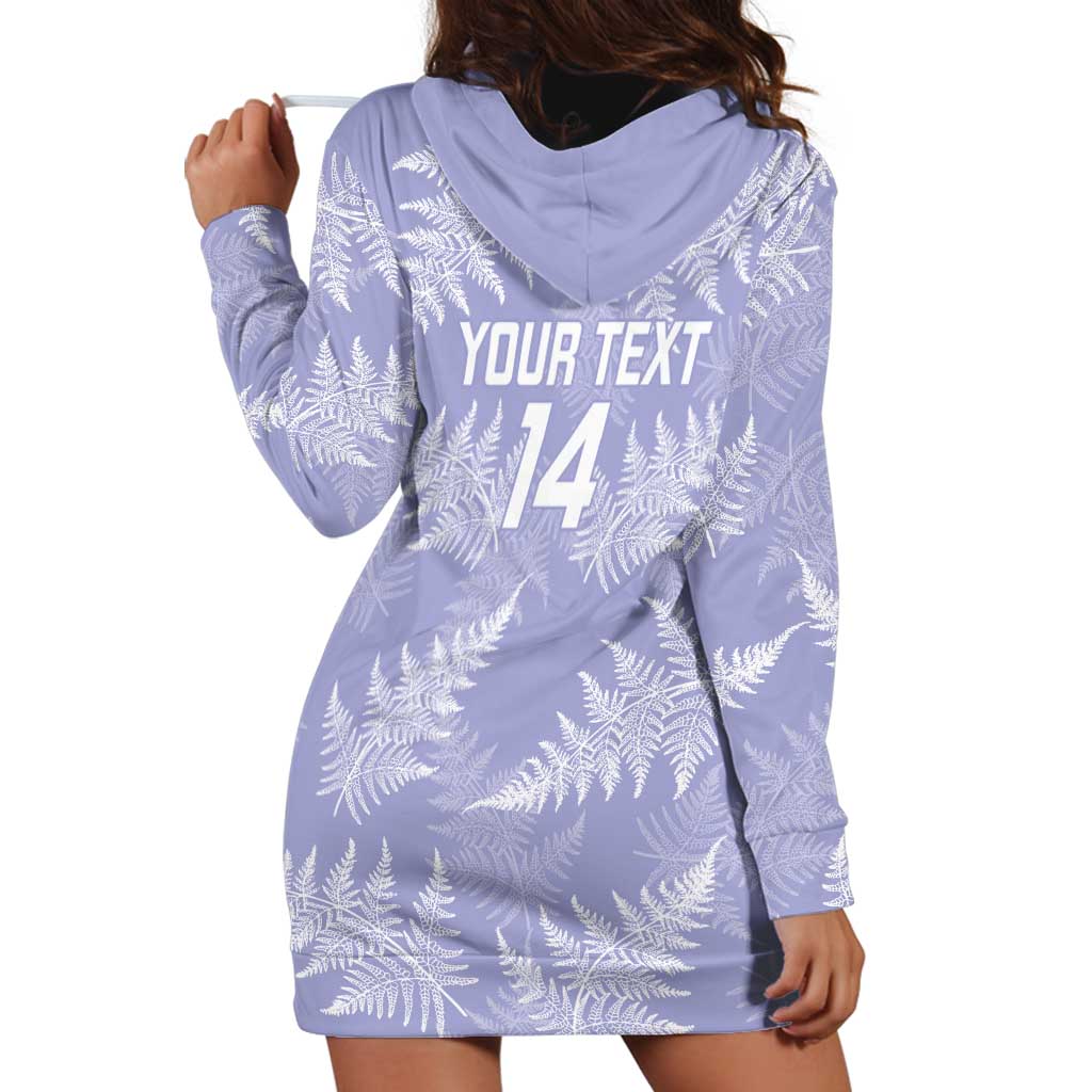 New Zealand Silver Fern Rugby Custom Hoodie Dress Go Aotearoa Champions Purple Version - Aussie Hoodie