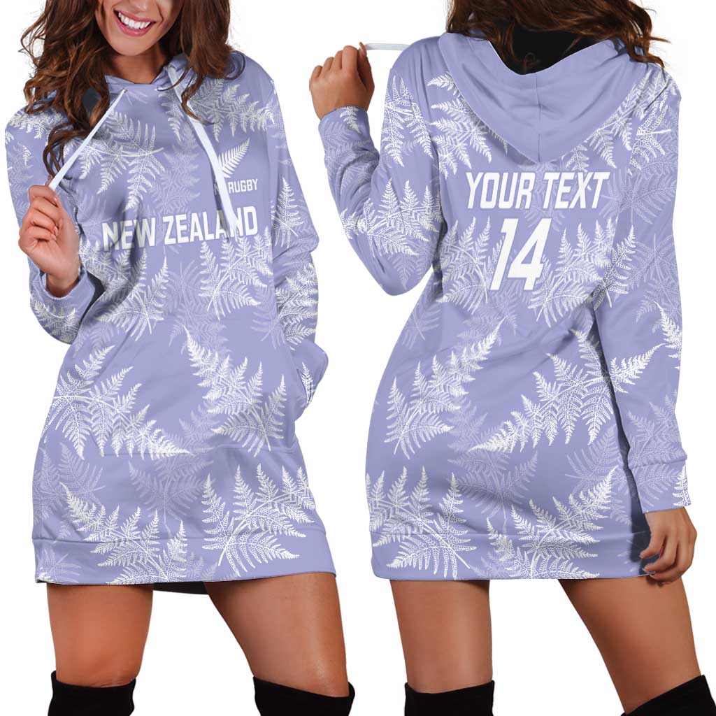 New Zealand Silver Fern Rugby Custom Hoodie Dress Go Aotearoa Champions Purple Version - Aussie Hoodie