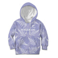 New Zealand Silver Fern Rugby Custom Kid Hoodie Go Aotearoa Champions Purple Version - Aussie Hoodie