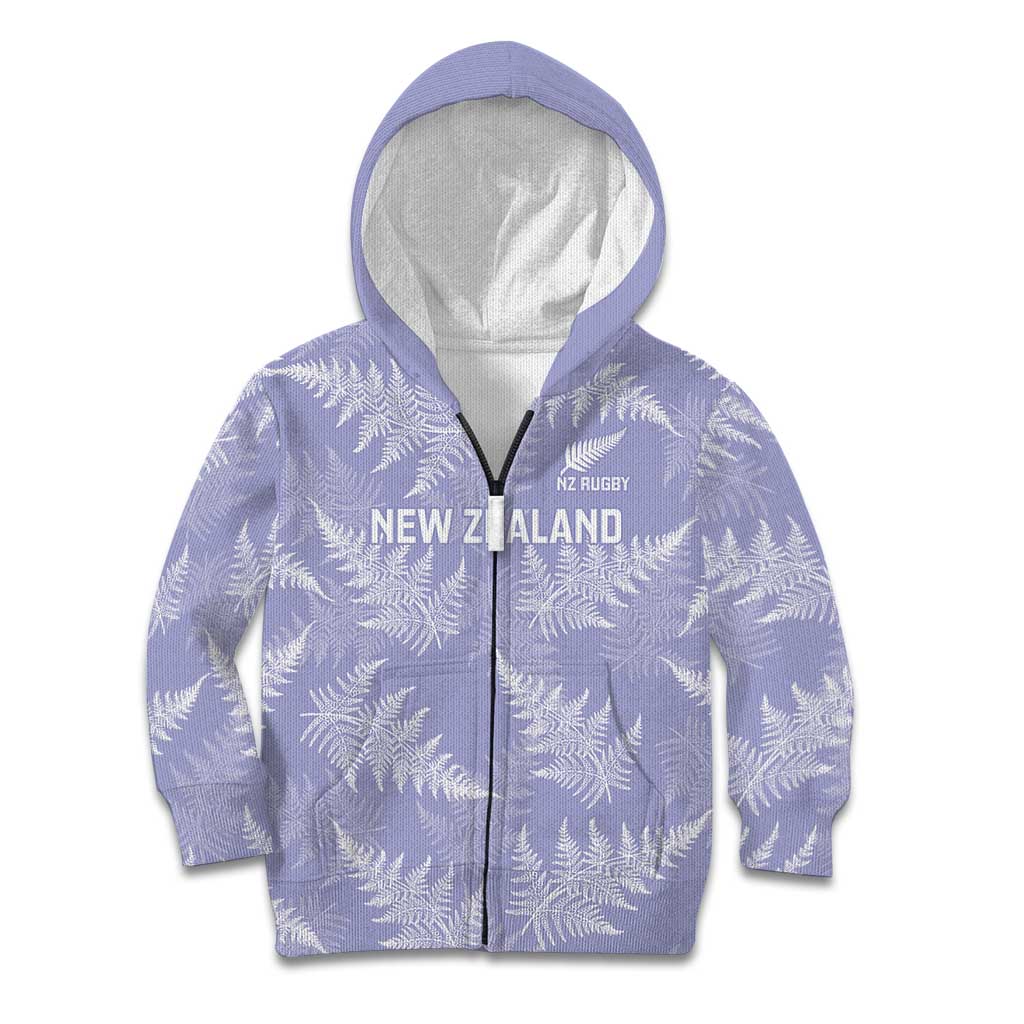 New Zealand Silver Fern Rugby Custom Kid Hoodie Go Aotearoa Champions Purple Version - Aussie Hoodie
