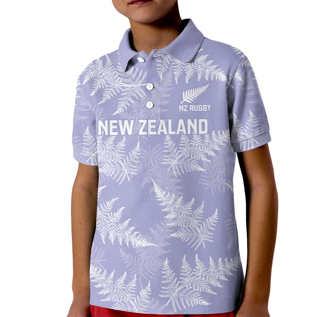 New Zealand Silver Fern Rugby Custom Kid Polo Shirt Go Aotearoa Champions Purple Version - Aussie Hoodie