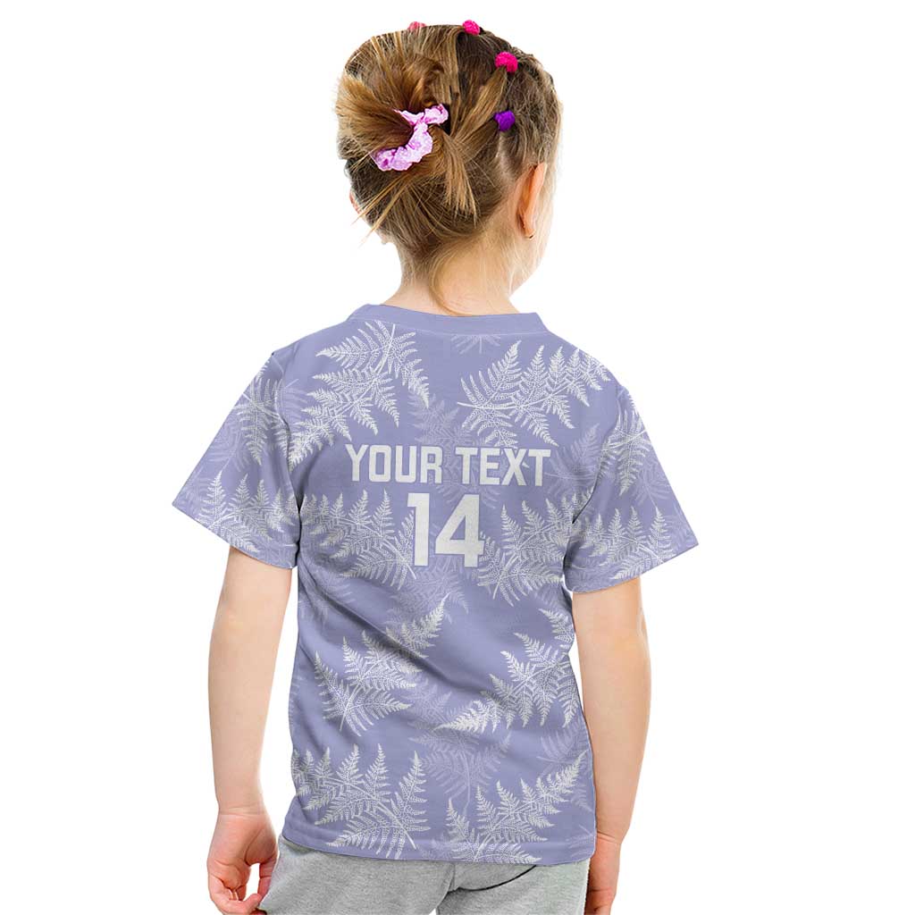 New Zealand Silver Fern Rugby Custom Kid T Shirt Go Aotearoa Champions Purple Version - Aussie Hoodie