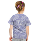 New Zealand Silver Fern Rugby Custom Kid T Shirt Go Aotearoa Champions Purple Version - Aussie Hoodie