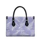 New Zealand Silver Fern Rugby Custom Leather Bag Go Aotearoa Champions Purple Version - Aussie Hoodie