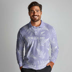 New Zealand Silver Fern Rugby Custom Long Sleeve Polo Shirt Go Aotearoa Champions Purple Version - Aussie Hoodie