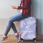 New Zealand Silver Fern Rugby Custom Luggage Cover Go Aotearoa Champions Purple Version - Aussie Hoodie