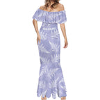 New Zealand Silver Fern Rugby Custom Mermaid Dress Go Aotearoa Champions Purple Version - Aussie Hoodie