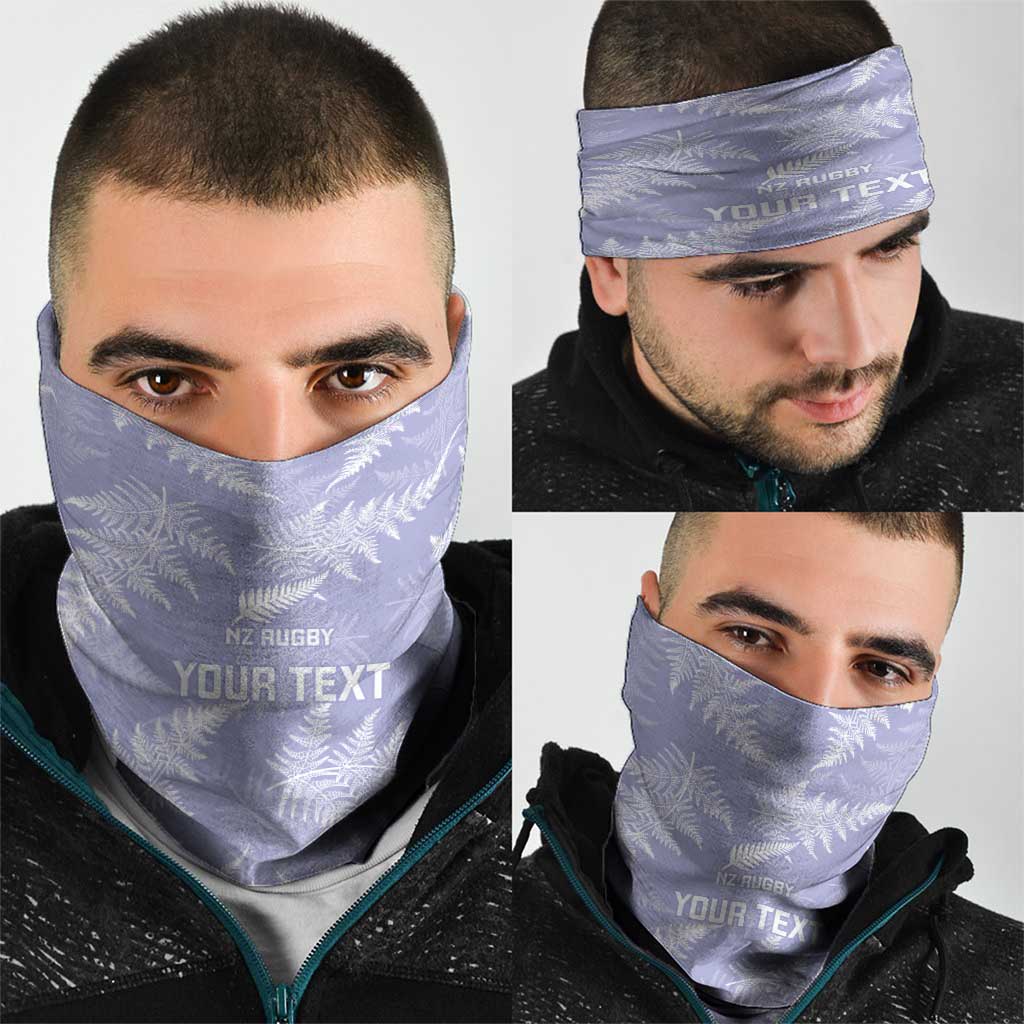New Zealand Silver Fern Rugby Custom Neck Gaiter Go Aotearoa Champions Purple Version - Aussie Hoodie