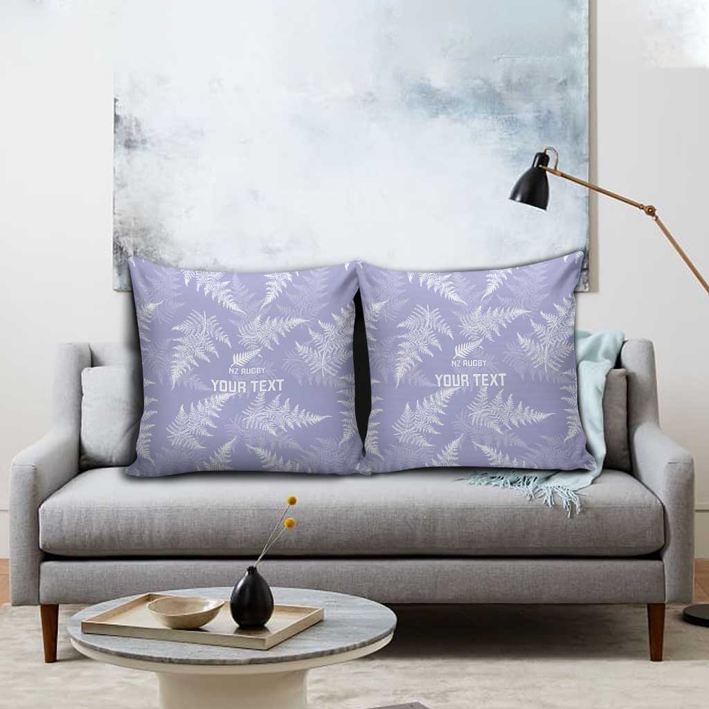 New Zealand Silver Fern Rugby Custom Pillow Cover Go Aotearoa Champions Purple Version - Aussie Hoodie
