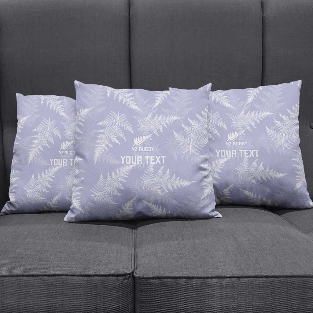 New Zealand Silver Fern Rugby Custom Pillow Cover Go Aotearoa Champions Purple Version - Aussie Hoodie