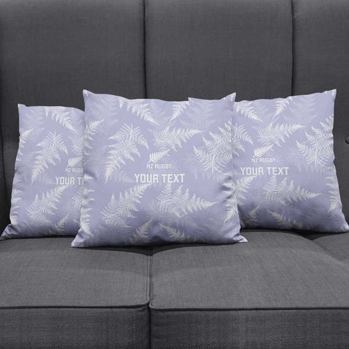 New Zealand Silver Fern Rugby Custom Pillow Cover Go Aotearoa Champions Purple Version - Aussie Hoodie