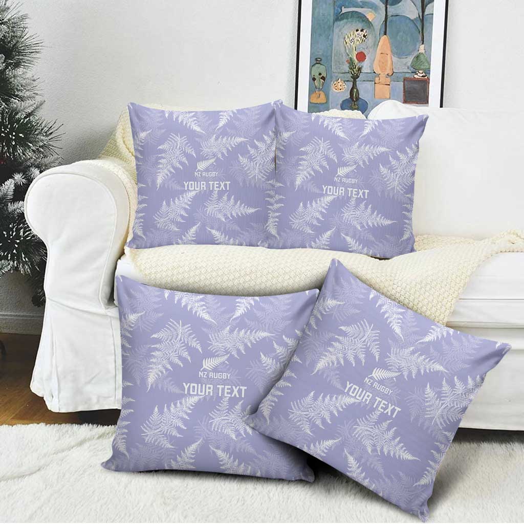 New Zealand Silver Fern Rugby Custom Pillow Cover Go Aotearoa Champions Purple Version - Aussie Hoodie
