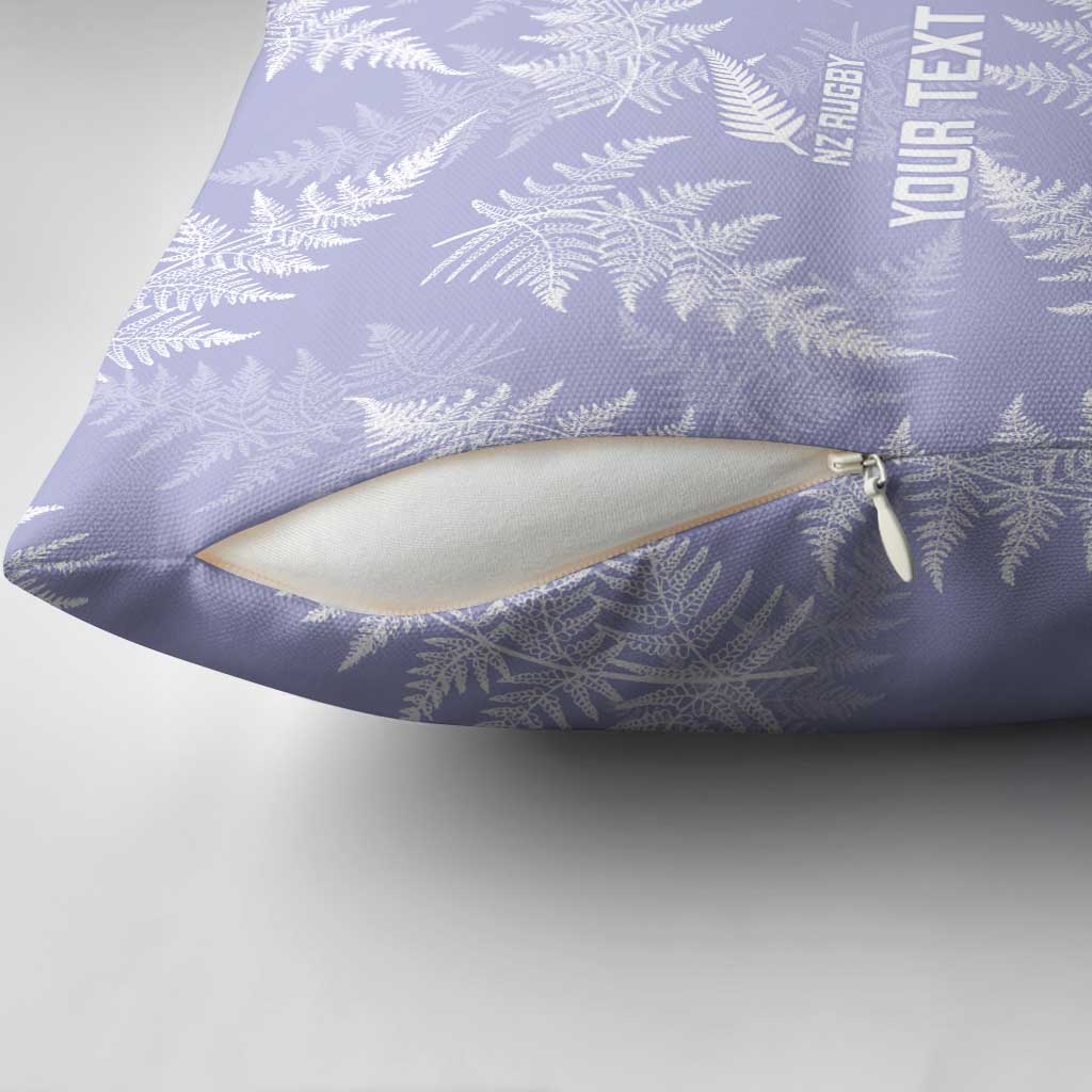 New Zealand Silver Fern Rugby Custom Pillow Cover Go Aotearoa Champions Purple Version - Aussie Hoodie