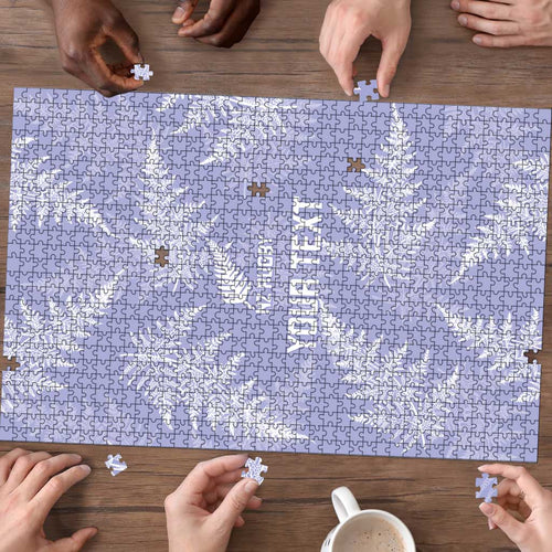 New Zealand Silver Fern Rugby Custom Puzzle Go Aotearoa Champions Purple Version - Aussie Hoodie