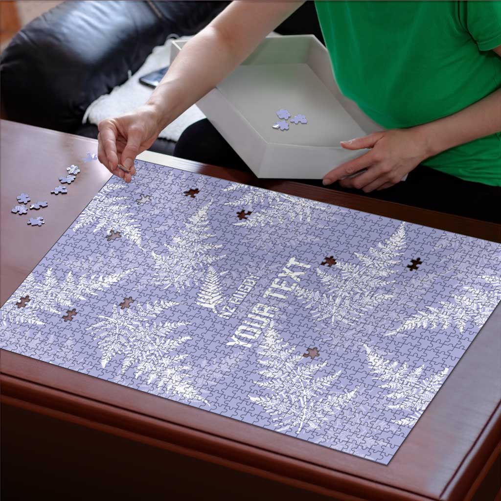 New Zealand Silver Fern Rugby Custom Puzzle Go Aotearoa Champions Purple Version - Aussie Hoodie