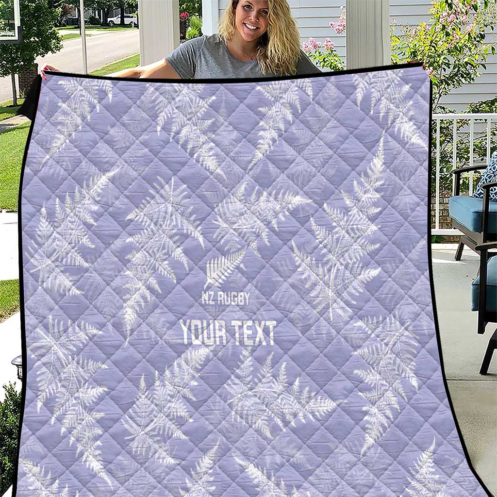New Zealand Silver Fern Rugby Custom Quilt Go Aotearoa Champions Purple Version - Aussie Hoodie