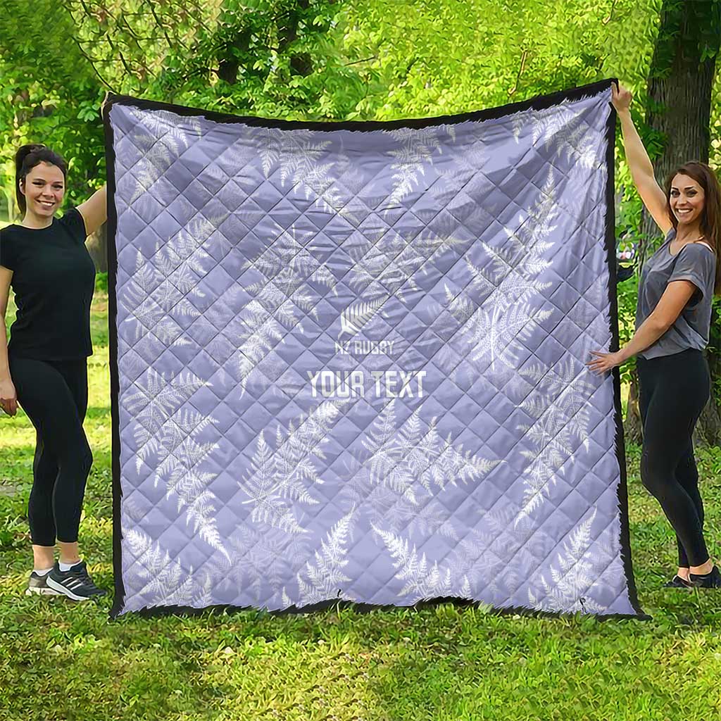 New Zealand Silver Fern Rugby Custom Quilt Go Aotearoa Champions Purple Version - Aussie Hoodie